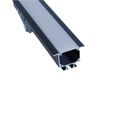 Perfil de 2 Metro de Embutir 28x33mm Completo 20w/m 3000k com Fonte 24w - 3