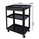 Ver imagem 2 de Carro para Ferramentas com 1 Gaveta Dark Presto