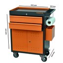 Ver imagem 2 de Carro para Ferramentas Profissional 2 Gavetas e Portas Presto