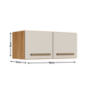 Ver imagem 6 de Armário Smart Organizador Multiuso 2 Portas Cozinha Sala