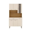 Ver imagem 2 de Armário para Cozinha 100% MDF 6 Portas Golden Plus Bege/Freijó/Soft