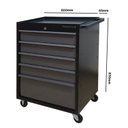 Ver imagem 2 de Carro para Ferramentas Profissional 5 Gavetas Dark