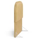 Ver imagem 6 de Cabeceira Cama Box 100cm Orgânica Lanna W01 Couríssimo Fendi - Lyam Decor