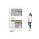 Ver imagem 3 de Cozinha Modulada Completa Americana 3 Peças 1 Aéreo + 1 Balcão + Complemento Cz126 Branco