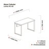 Mesa de Escritório Madeira 1200x600x750mm M1200pe40tub - 3