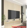 Painel para TV 1.8 Ripado com LED Requinte Off White - Gelius Móveis - 2
