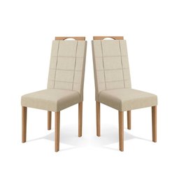 Conjunto de 2 Cadeiras de Jantar Lavanda 2CAD150EA Kappesberg - 1