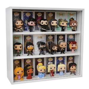 Expositor para Funko Pop Mdf 3 Vãos (para Caixas e Pops) Branco - Dom Móveis