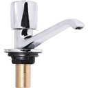 Ver imagem 2 de Torneira para Lavatório C50 Liege 1-4 de Volta de Mesa Metal Fixa Inox Alavanca Liege Cosmetics