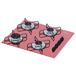 Cooktop 4 Bocas Chamalux Ultra Chama - Rosa - 1