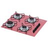Cooktop 4 Bocas Chamalux Ultra Chama - Rosa - 1