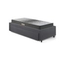 Ver imagem 7 de Base Box Cama Solteiro Sapateira Suede Cinza e Colchão Dual Firm Ecoflex 88x188