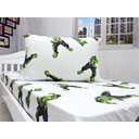 Ver imagem 3 de Jogo De Lençol Com Elastico E Fronha Hulk Kit 2pçs