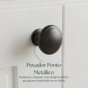 Ver imagem 7 de Cristaleira 1 Porta com Vidro 60cm Sevilha 100% MDF Branco/Ártico