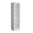 Ver imagem 2 de Cristaleira 1 Porta com Vidro 60cm Sevilha 100% MDF Branco/Ártico