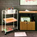 Ver imagem 7 de Fruteira 3 Andares Branca com Rodas