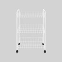 Ver imagem 2 de Fruteira 3 Andares Branca com Rodas