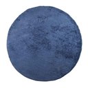 Ver imagem 1 de Tapete Redondo 2,00m Quarto Sala Escritório Pelo Macio.:Azul
