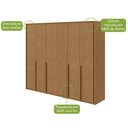 Ver imagem 6 de Guarda Roupa Imperatore 6 Portas Lopas