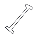 Ver imagem 2 de Porta Taças Reto 420 Preto 2492 Jomer