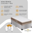 Ver imagem 6 de Cama Box Solteiro Suede + Colchão Molas Ensacadas Royal Sleep Bioclassic 88cm - Suporta até 120 kg