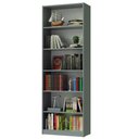 Ver imagem 3 de Estante Livreiro Madesa 6908 com 6 Nichos - Cinza