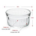 Ver imagem 2 de Ramekin de Vidro Ramequi para Forno e Freezer 140ml 6 Peças