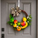 Ver imagem 3 de Guirlanda Frutas Flor Artificial Decoração Enfeite Casa 35cm