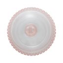 Ver imagem 5 de Queijeira Lyor Coração de Cristal Borda Rosa 19,5 x 13cm