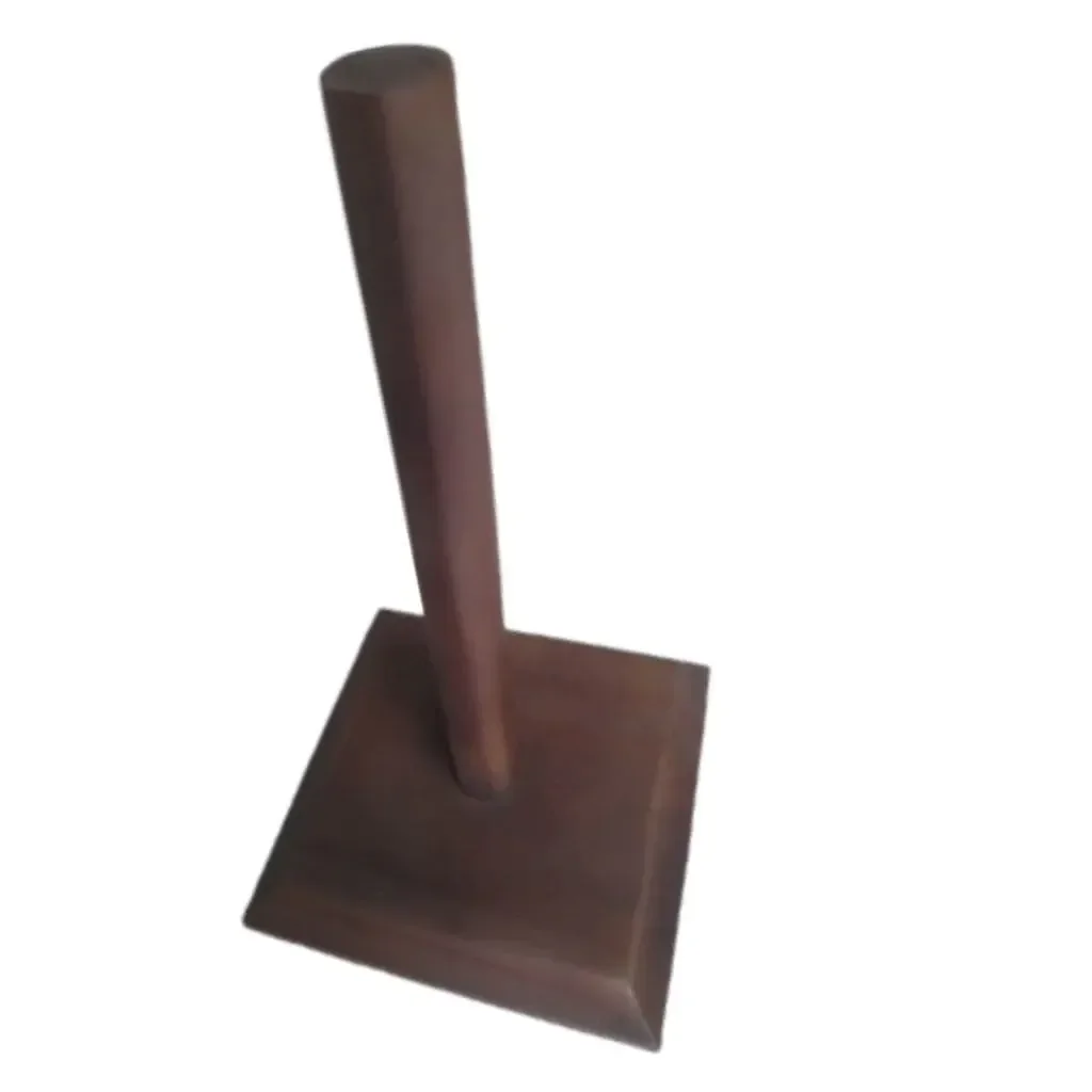 Porta Papel Toalha Suporte Rolo Mesa Bancada Madeira Luxo