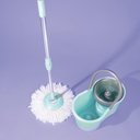 Ver imagem 5 de Mop Pocket Esfregão Lavanderia Limpeza Prática 360° Mor Azul