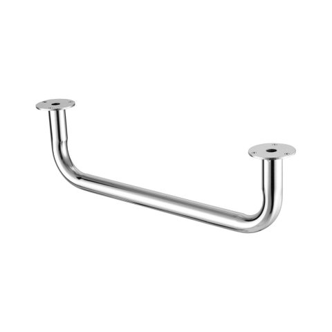 Suporte para Cabides Curvo Masutti Copat 6317 - Cromado - 50 X 110 X 380 Mm