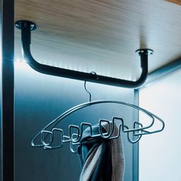Suporte para Cabides Curvo Masutti Copat 6317 - Cromado - 50 X 110 X 380 Mm - 3