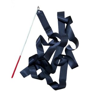 Fita de Ginastica Rítmica Apresentação Preto C/ Estilete