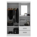 Ver imagem 3 de Guarda Roupa Capelinha Infantil 2 Portas 2 Gavetas Premium Branco