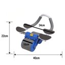 Ver imagem 7 de Rolo Abdominal Roda Exercicio Prancha Musculacao Ombro Braços Abdomen Academia Treino Atividade Fisi