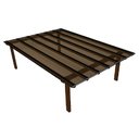 Ver imagem 1 de Cobertura Policarbonato Alveolar 4,00m x 6,00m - Bronze 6mm