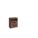 Ver imagem 1 de Mesa de Cabeceira 2 Gavetas com Nicho Café Formimóveis