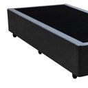 Ver imagem 3 de Cama Box Solteiro 78 Cinza Sintetico - Santo Box
