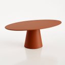 Ver imagem 2 de Mesa de Jantar Cone Oval 244x137 Cm Laca Terracota