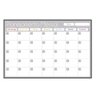Quadro Planner 90x60 Cm Mensal Gray Moldura Madeira Preto - 1