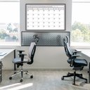 Ver imagem 3 de Quadro Planner 90x60 Cm Mensal Gray Moldura Madeira Preto