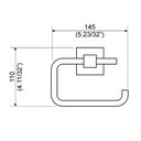 Ver imagem 2 de Papeleira Perflex Quadra Preto Fosco 12120824