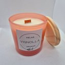 Ver imagem 4 de Vela Aromática Pote Colorido 200 Gramas Vela Perfumada:lemongrass