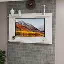 Ver imagem 1 de Painel para Tv até 50 Pol Quartos e Salas em Mdf Branco