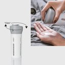 Ver imagem 6 de Dispenser Garrafa 4 Em 1 Loção Portátil Sabonete Liquido Shampoo Gel Cremes Viagens 4 Frascos de