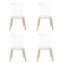 Ver imagem 1 de Conjunto com 4 Cadeiras para Sala de Jantar Windsor Pp