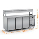 Ver imagem 3 de Balcão de Serviço Refrigerado Condimentador para Cozinha Industrial 2,00m Bsrc 2000 220v -