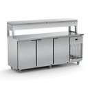 Ver imagem 1 de Balcão de Serviço Refrigerado Condimentador para Cozinha Industrial 2,00m Bsrc 2000 220v -