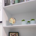 Ver imagem 6 de Estante para Livros Grande 164 Cm Àpila 100% Mdf com 5 Nichos Rimo - Branco